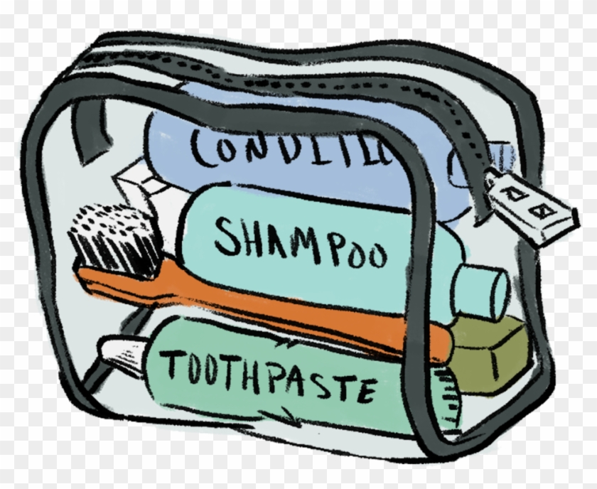 Toiletries V1 - Toiletry Bags Clip Art #688479