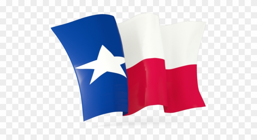 Waving Flag Illustration Of Flag Of Br Texas - Flag #688513
