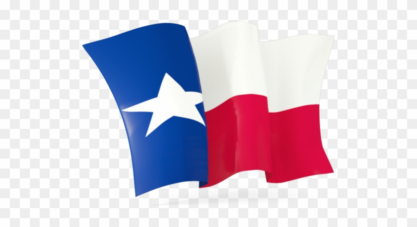 texas state flag waving clipart