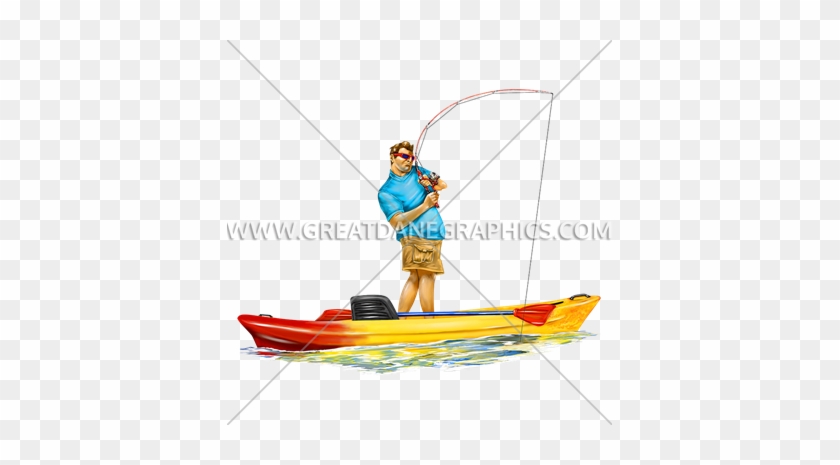 Kayak Stand Up Fishing - Art #688602