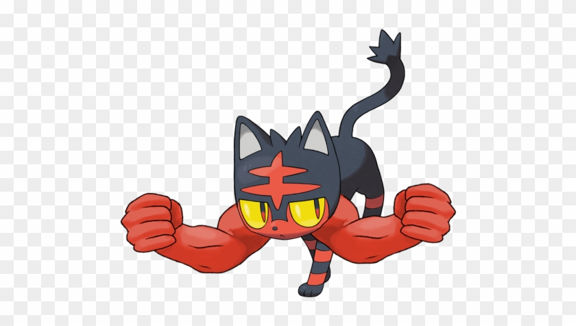 “ X-mozillafennekin - Pokemon Sun And Moon Litten #688667