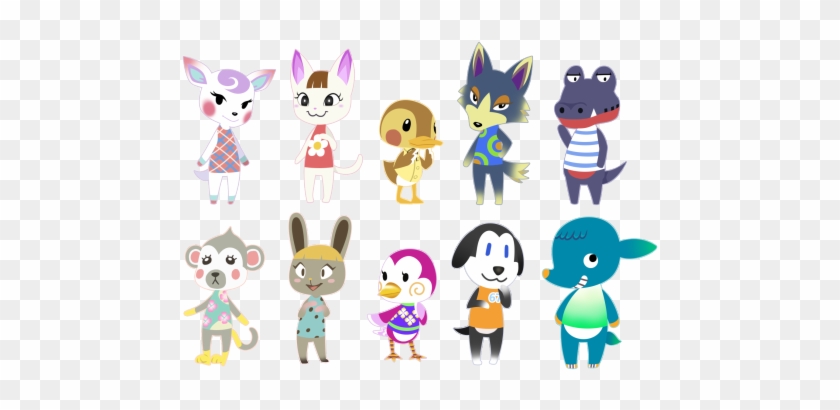 I Randomly Decided To Draw Out The Current Villagers - Cartoon #688694