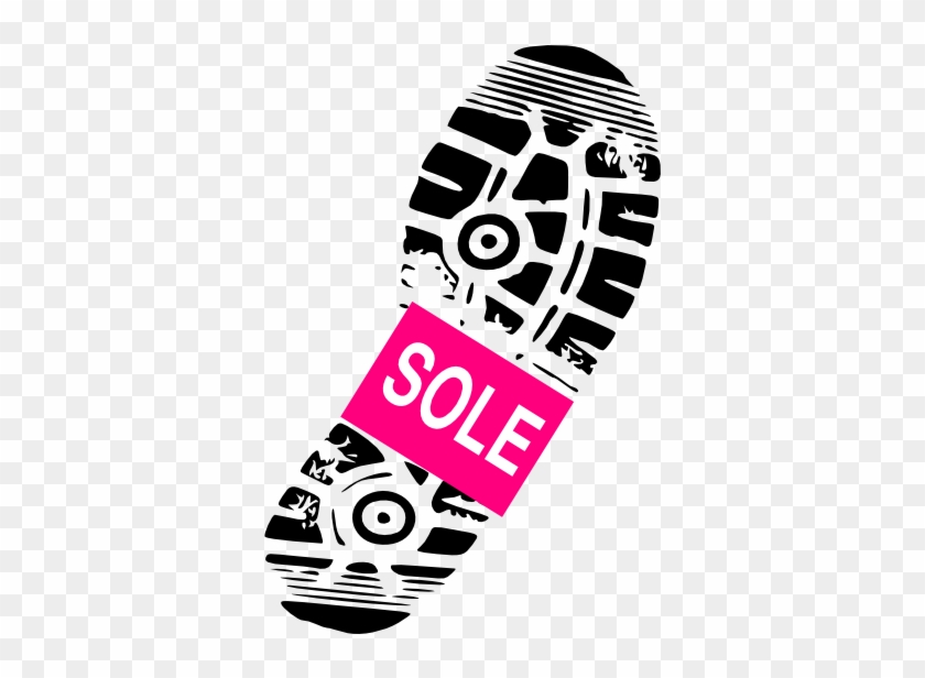 Running Shoe Print Vector #688871