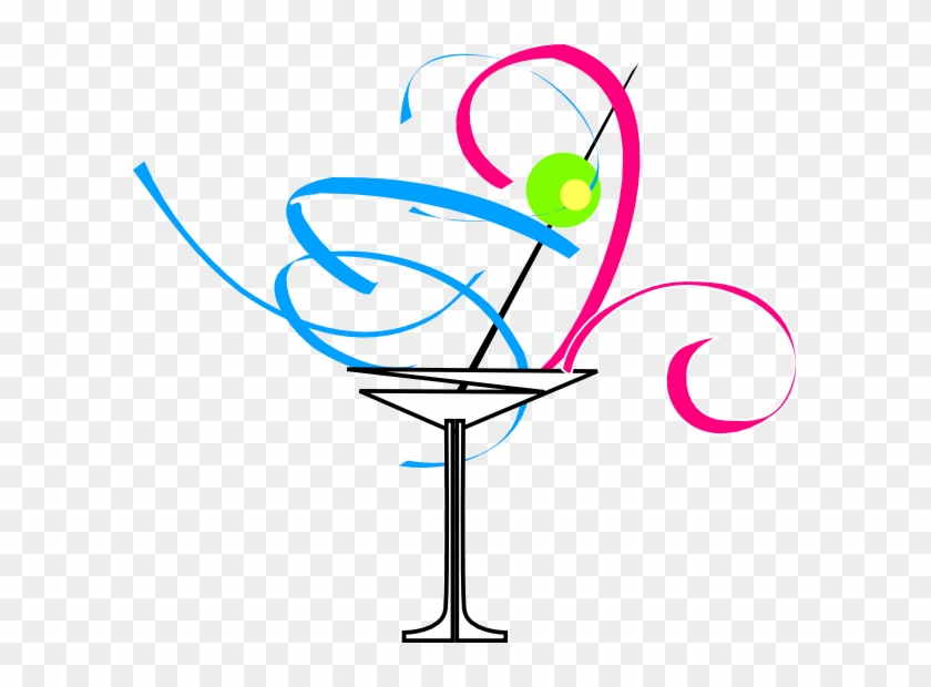 Martini Glass Clip Art At Clker - Martini Glass Cartoon #688891