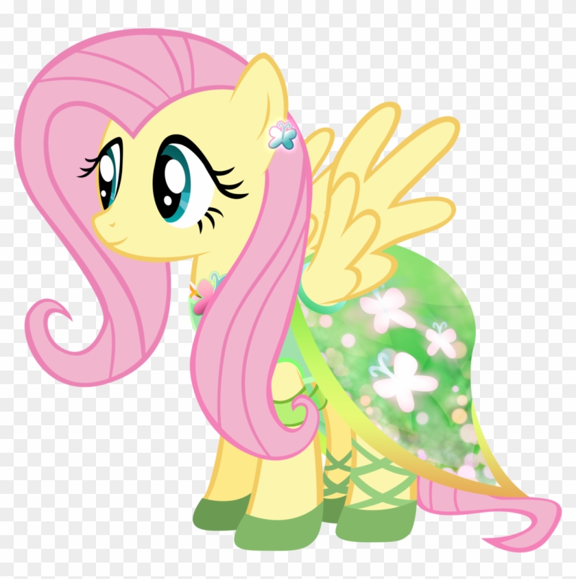 The Mane Dress Project By Kibbiethegreat - My Little Pony Fluttershy Dress #689094