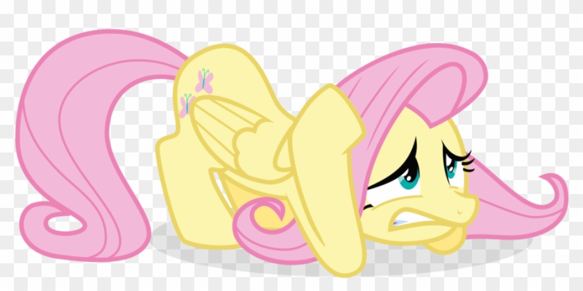 Scared Fluttershy By Guille-x3 - My Little Pony Fluttershy Scared #689121