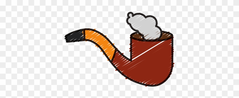 Pipe Icon Image Sketch - Illustration #689133