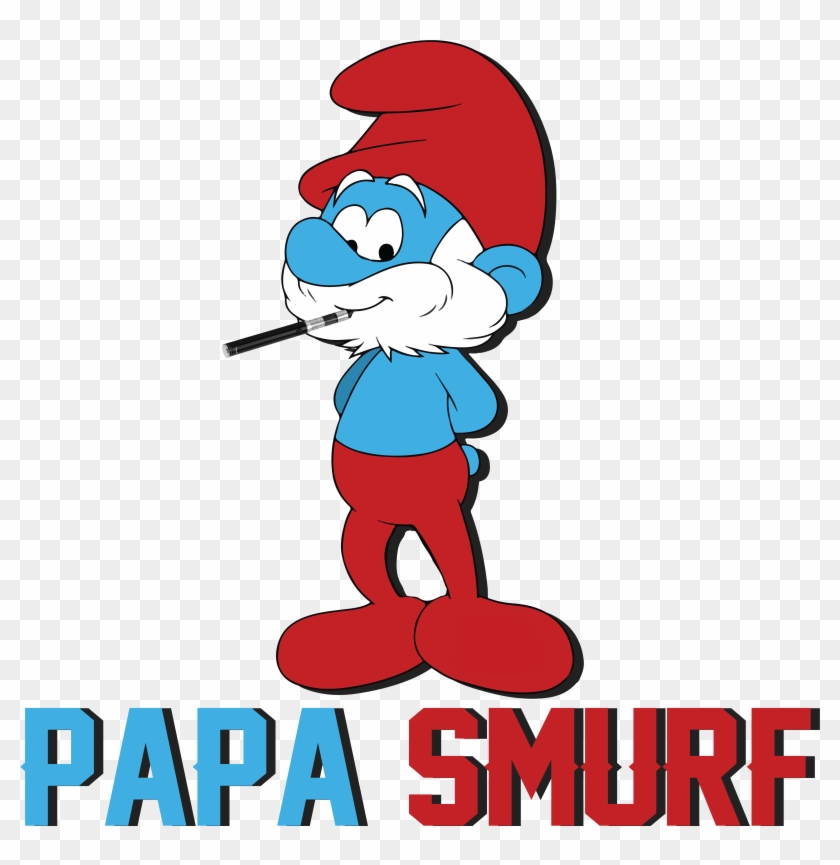 Papa Smurf Smoking Pipe #689240