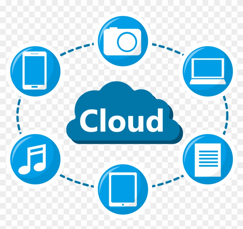 Cloud Computing Download Icon - Cloud Storage Of Big Data #689284