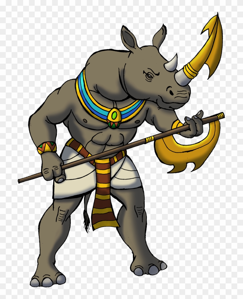 Rhino Warrior - Furry Warrior Rhino #689376