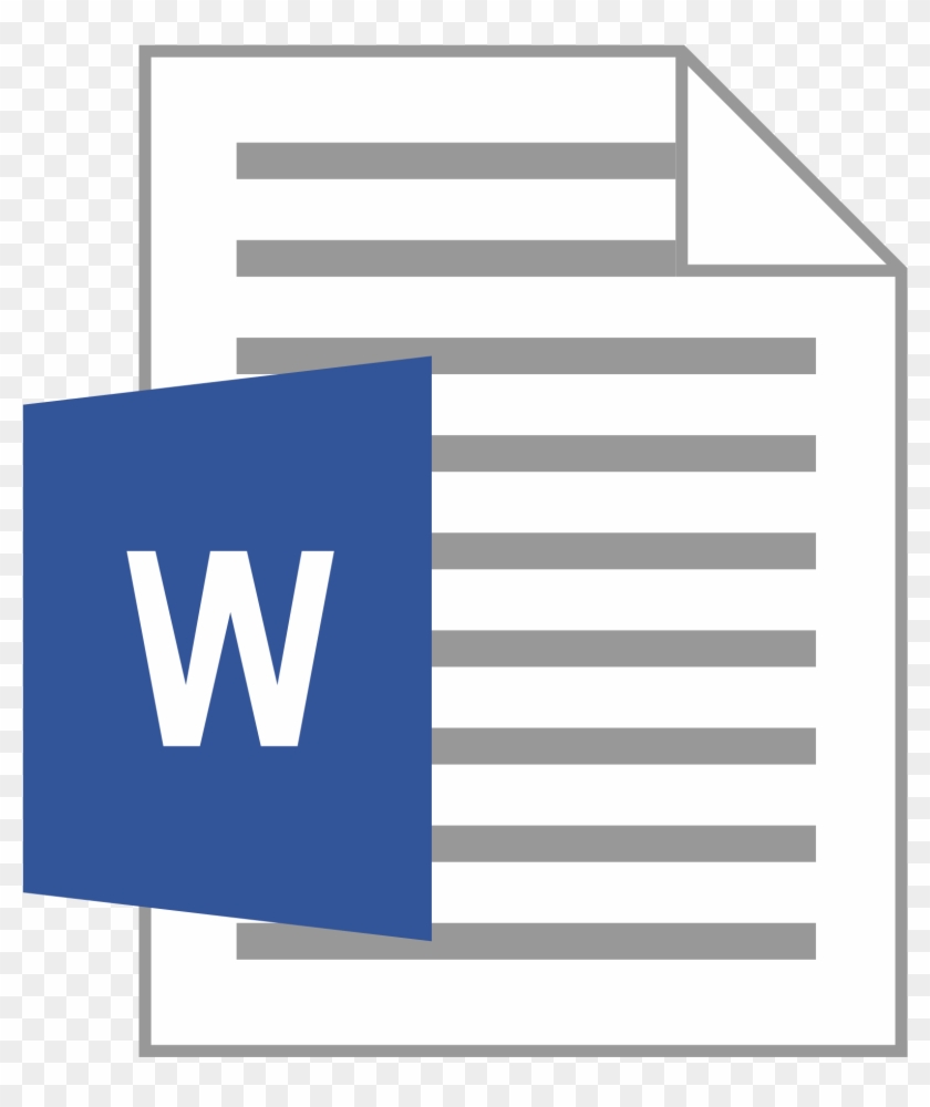 New Svg Image - Word File Icon Png #689383