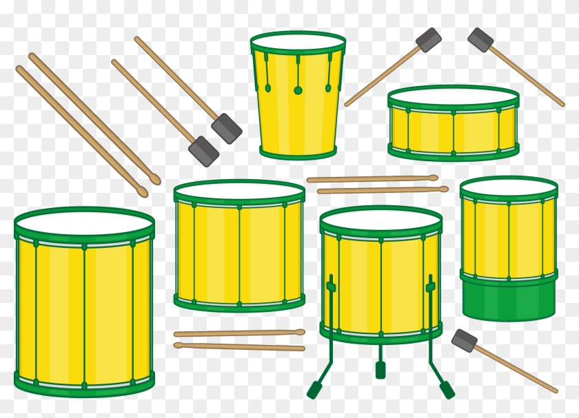 Drums Batucada Clip Art - Drum #689418