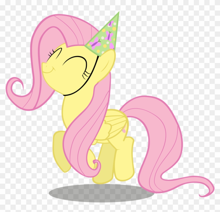 Party Hat No Background - My Little Pony Fluttershy Birthday #689608
