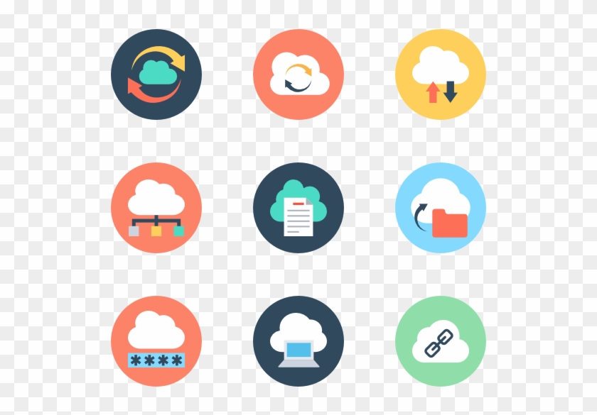 Cloud Computing - Data Transfer Icon Png #689650