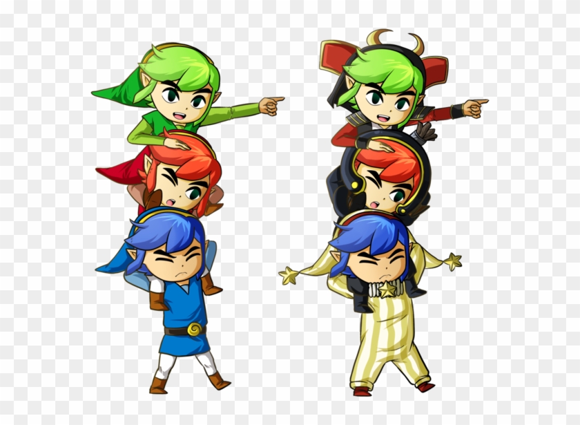 Littleheroines - Red Toon Link Triforce Heroes #689701