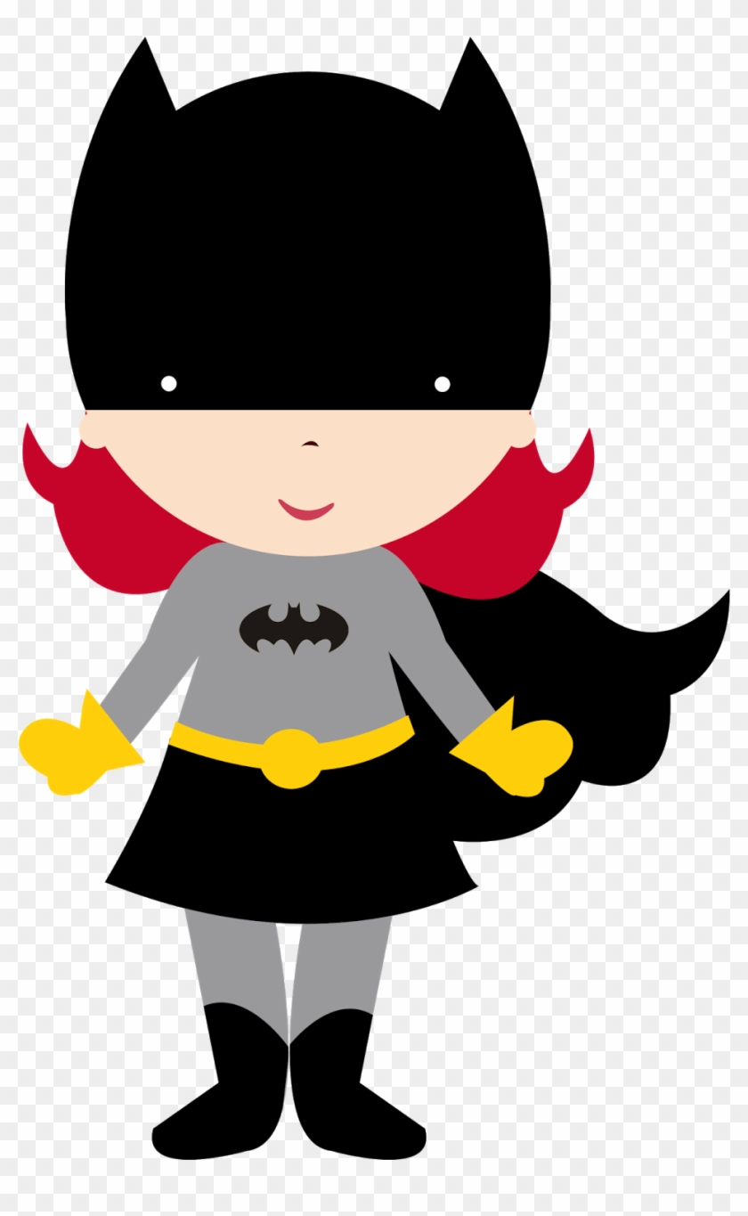 Cute Baby Superman Drawings For Kids - Batgirl Clipart #689837