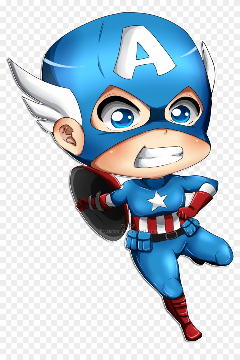 Captain America By Zvrn - Baby Captain America Png #689844