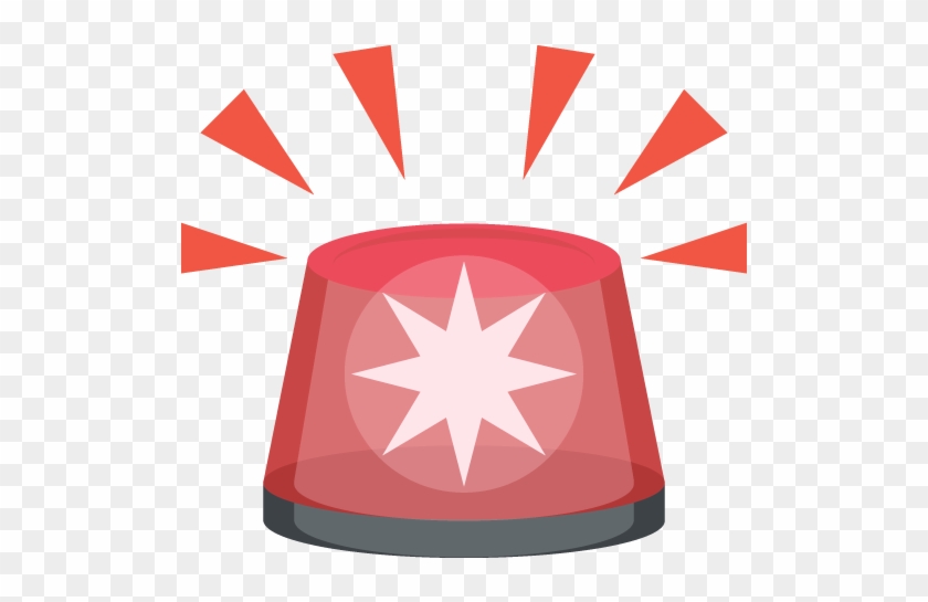 Police Cars Revolving Light Emoji Insignia Colegio Hermanos Carrera