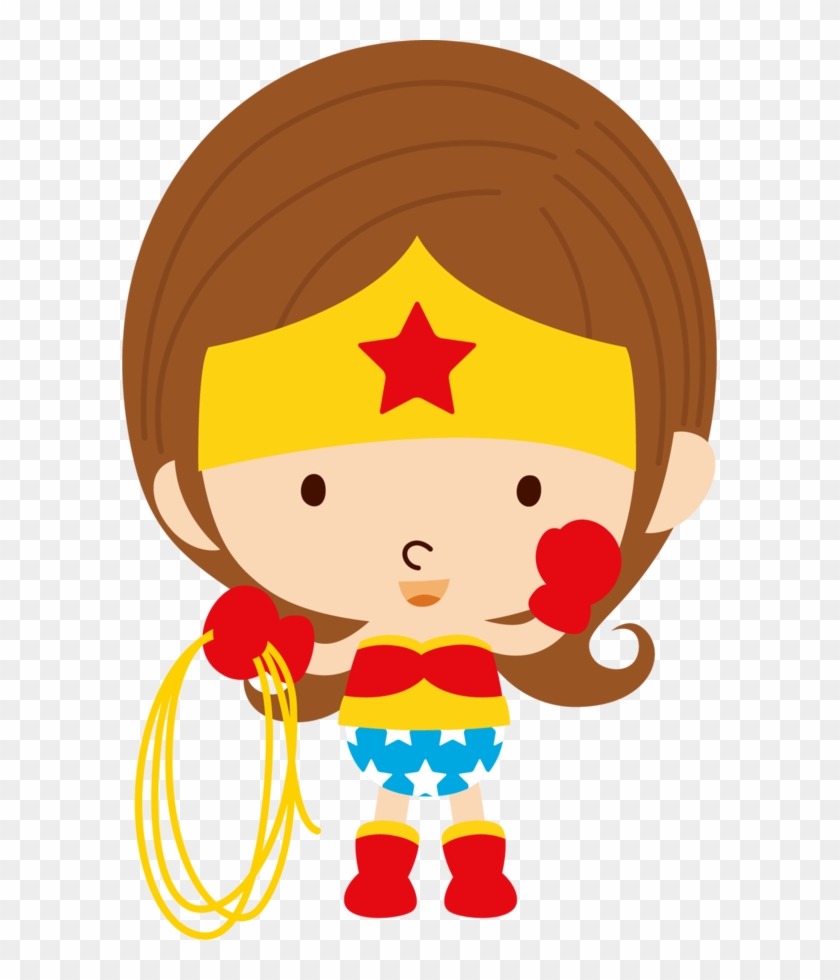 Baby Superhero Clipart - Vectores De Mujer Maravilla #689904