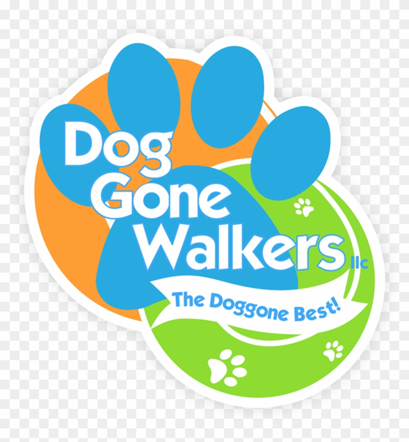 Dog Gone Walker Logo - Circle #689918