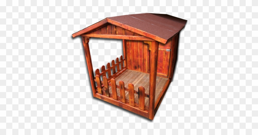 Снимки Напред Снимки Назад Wooden Dog House With Porch - House #690033