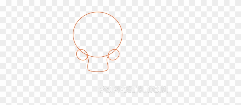 Skulls Flaming - Circle #690060