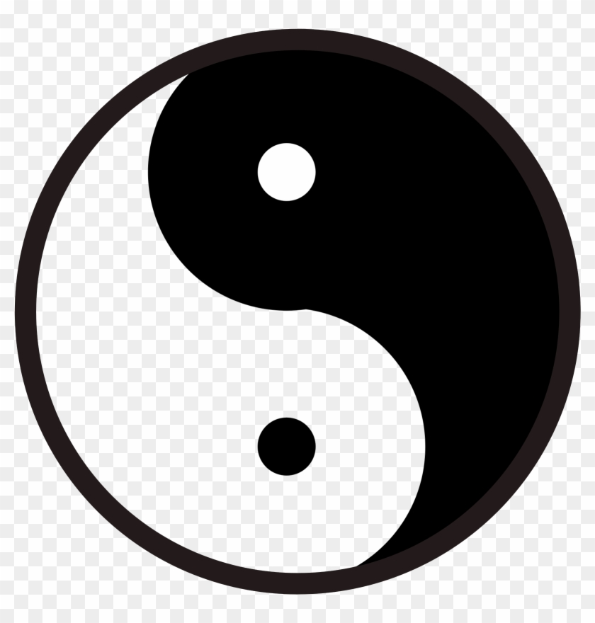 Appealing Yin Yang Clip Art Medium Size - Yin And Yang Clipart #690175