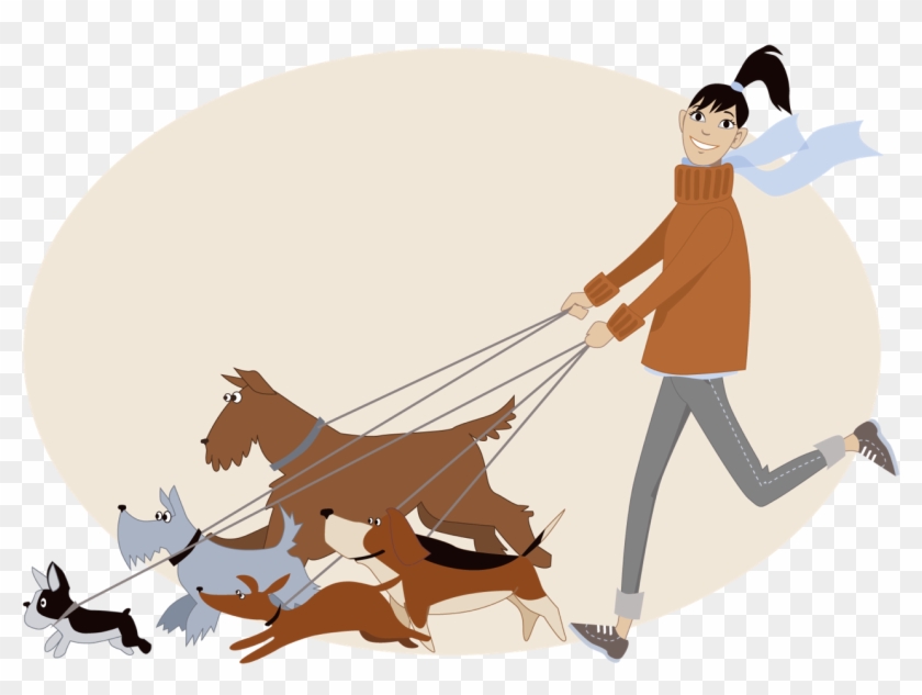 Dog Walker - Make A Dog Walking Poster #690283