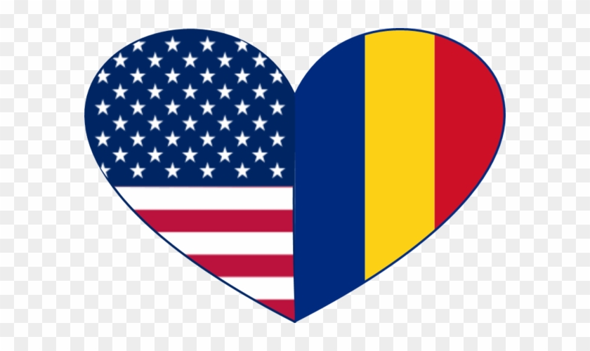 Love Being Romanian-american By Ladyaxis - Romanian And American Flags #690335
