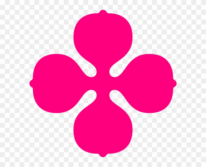 Pink Quatrefoil Clip Art At Clker - Gitlab #690339