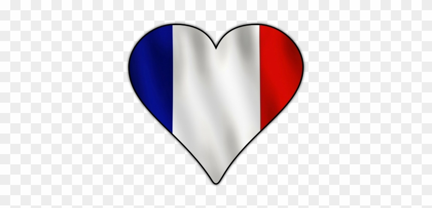 French Flag Heart Clipart - Heart #690341