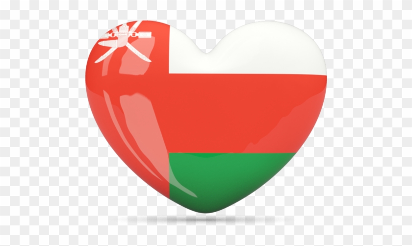 Oman Flag Heart #690347