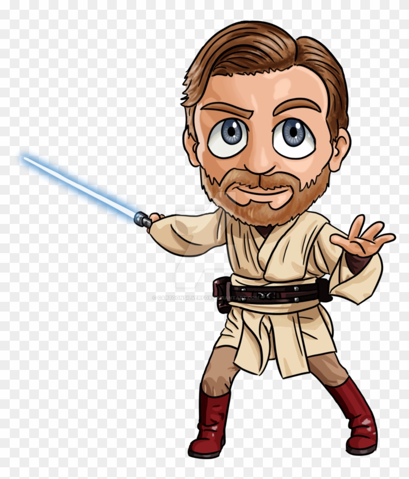 Chibi - Obi Wan Kenobi Cartoon #690353