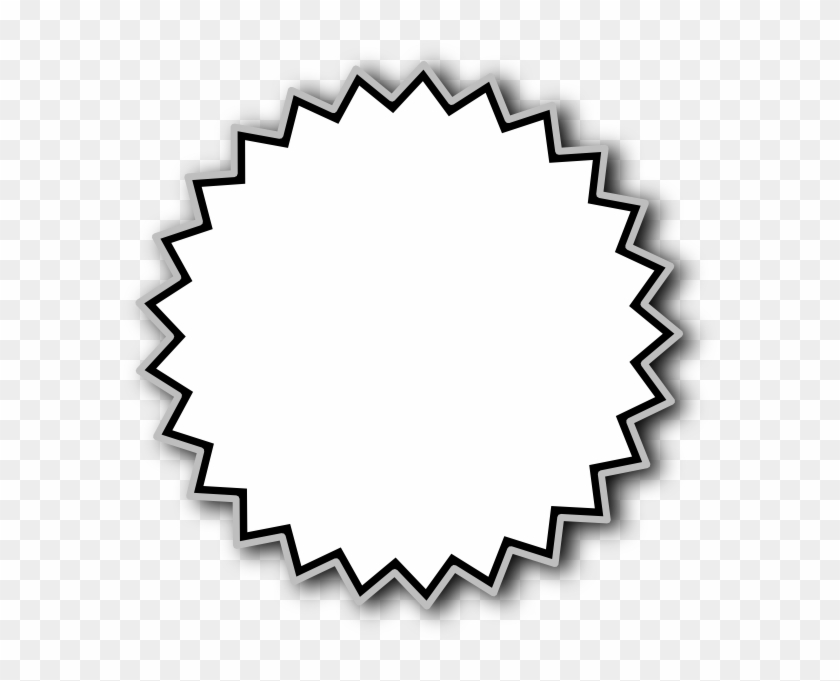 Starburst - Clipart - Black - And - White - Sekolah Tinggi Farmasi Bandung #690386