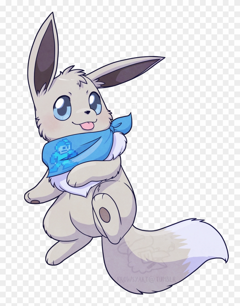 Shiny Eevee-silverfox - Eevee And Shiny Eevee Art #690424