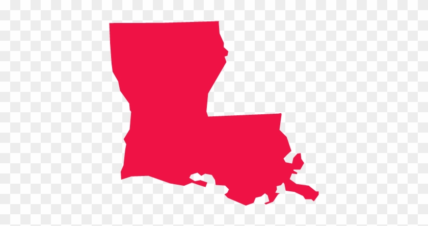 Louisiana Clipart - State Shapes With Names #690479
