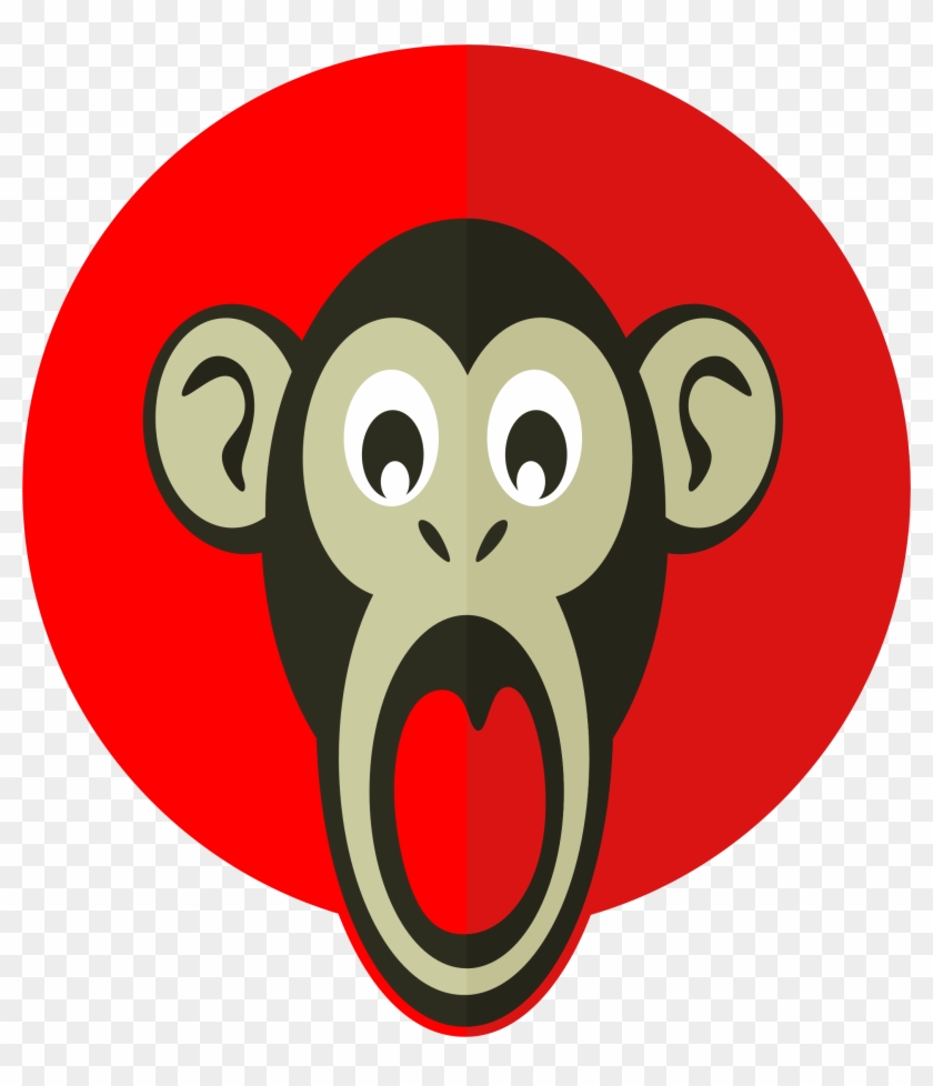 Shocked Monkey - Shocked Monkey Cartoon #690540