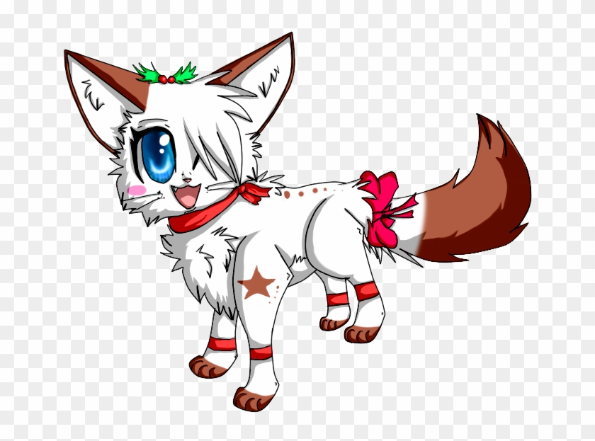 Christmas Cat Chibi - Cat Speedpaint Christmas #690573