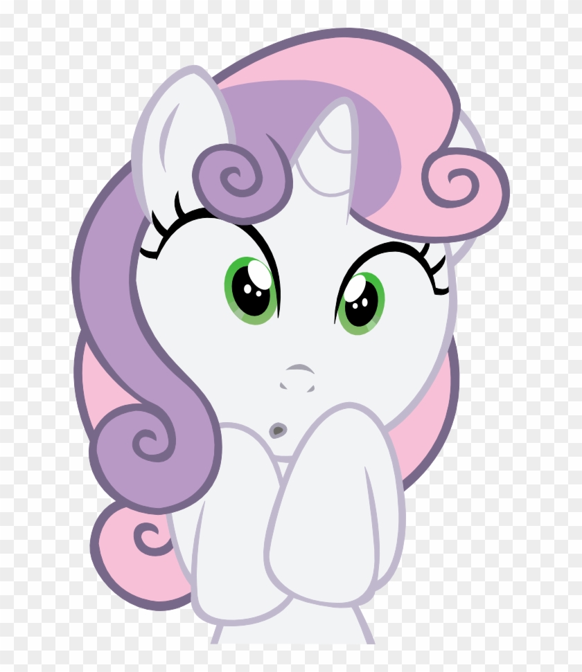 Sweetie Belle Rarity Face Cat Pink White Nose Facial - Sweetie Belle #690640