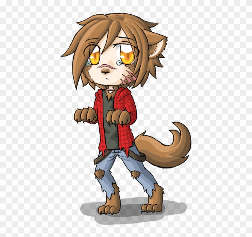 Chibi Anime Wolf Clipart - Drawing #690722