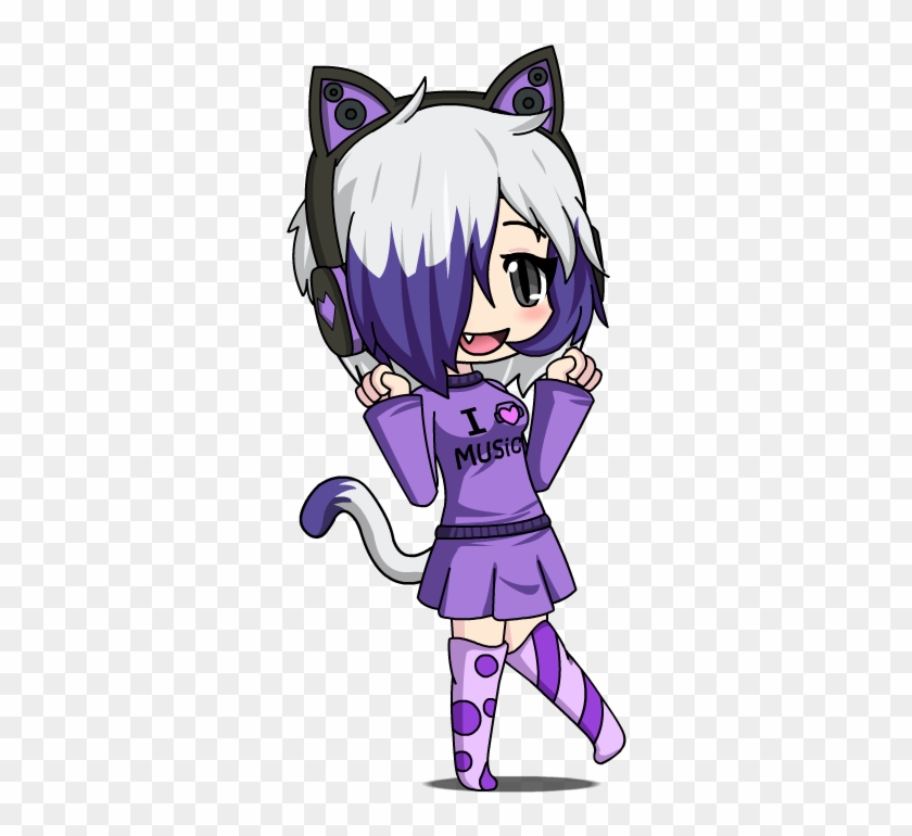 Anime Chibi Wolf Girl Roblox Download Gacha Anime Free Transparent Png Clipart Images Download - roblox anime girl hoodie