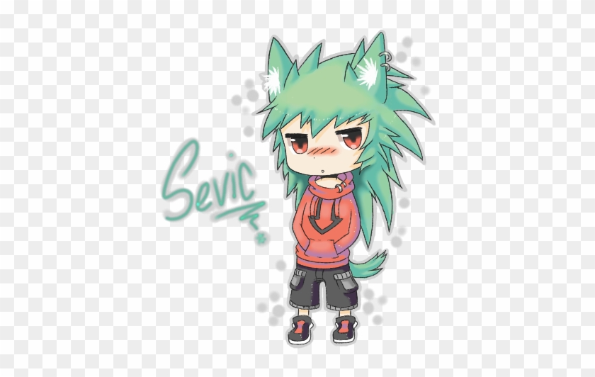 Chibi Human Sevic By Deerzii - Draw Wolf Human Chibi #690769