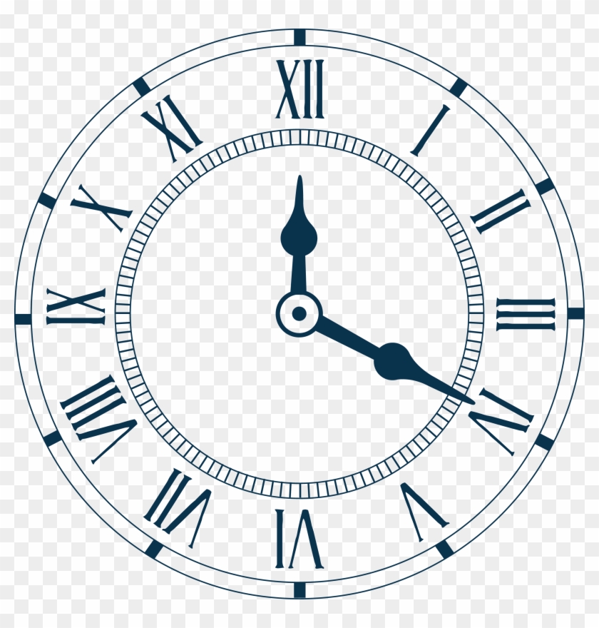Hours - Huppme Analog 28 Cm Dia Wall Clock #690782
