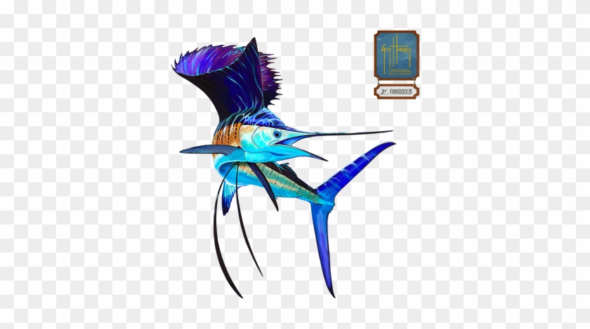 Guy Harvey's Lit Up Sailfish Is One Of Our Most Popular - Guy Harvey Art #690810