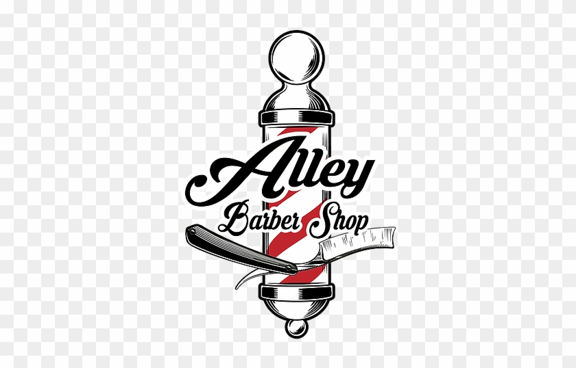Alley Barber Shop Treviglio Bergamo Logo - Airplane Coloring Books For Adults: A Sketch Grayscale #690902