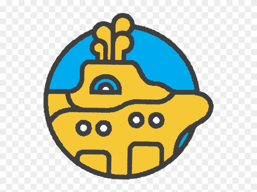 City Bean Icon Yellow Submarine Large Color - City Bean Icon Yellow Submarine Large Color #691069