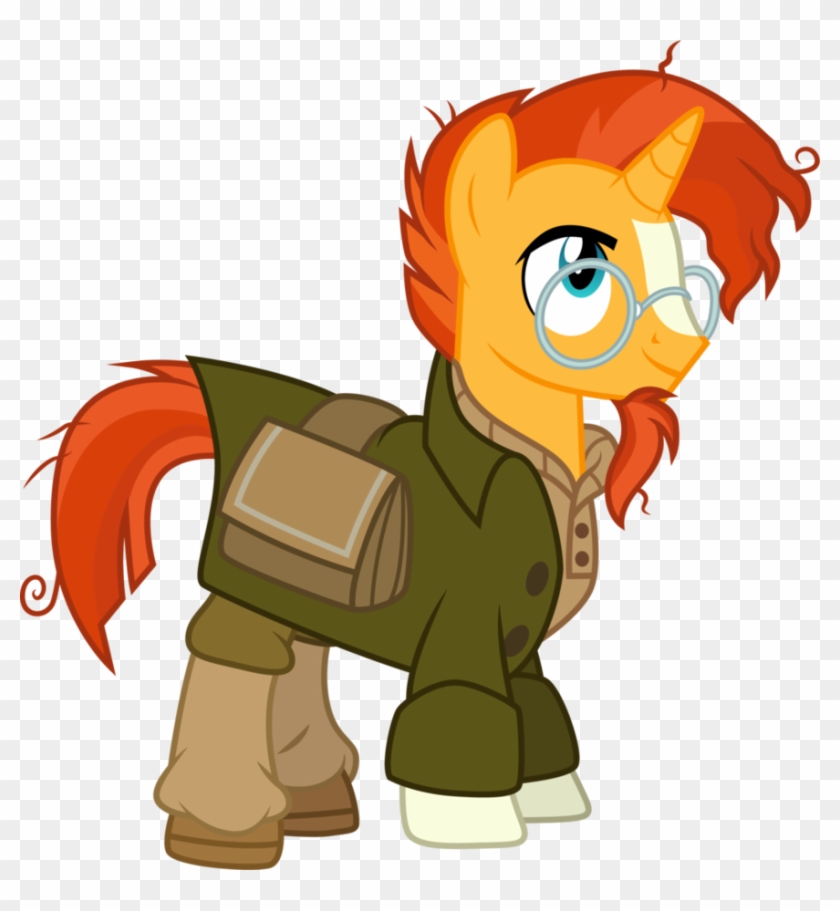 Sunburst As Milo Thatch By Cloudyglow - Mlp Milo Thatch #691081