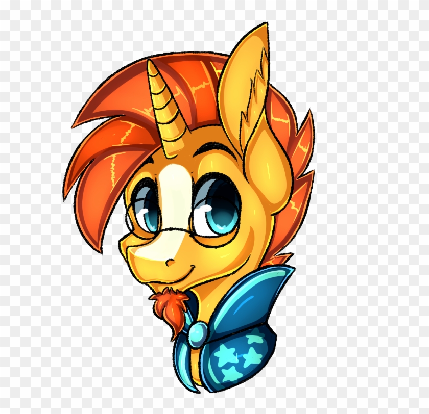 Sunburst Headshot By Pinipy - Cartoon #691115