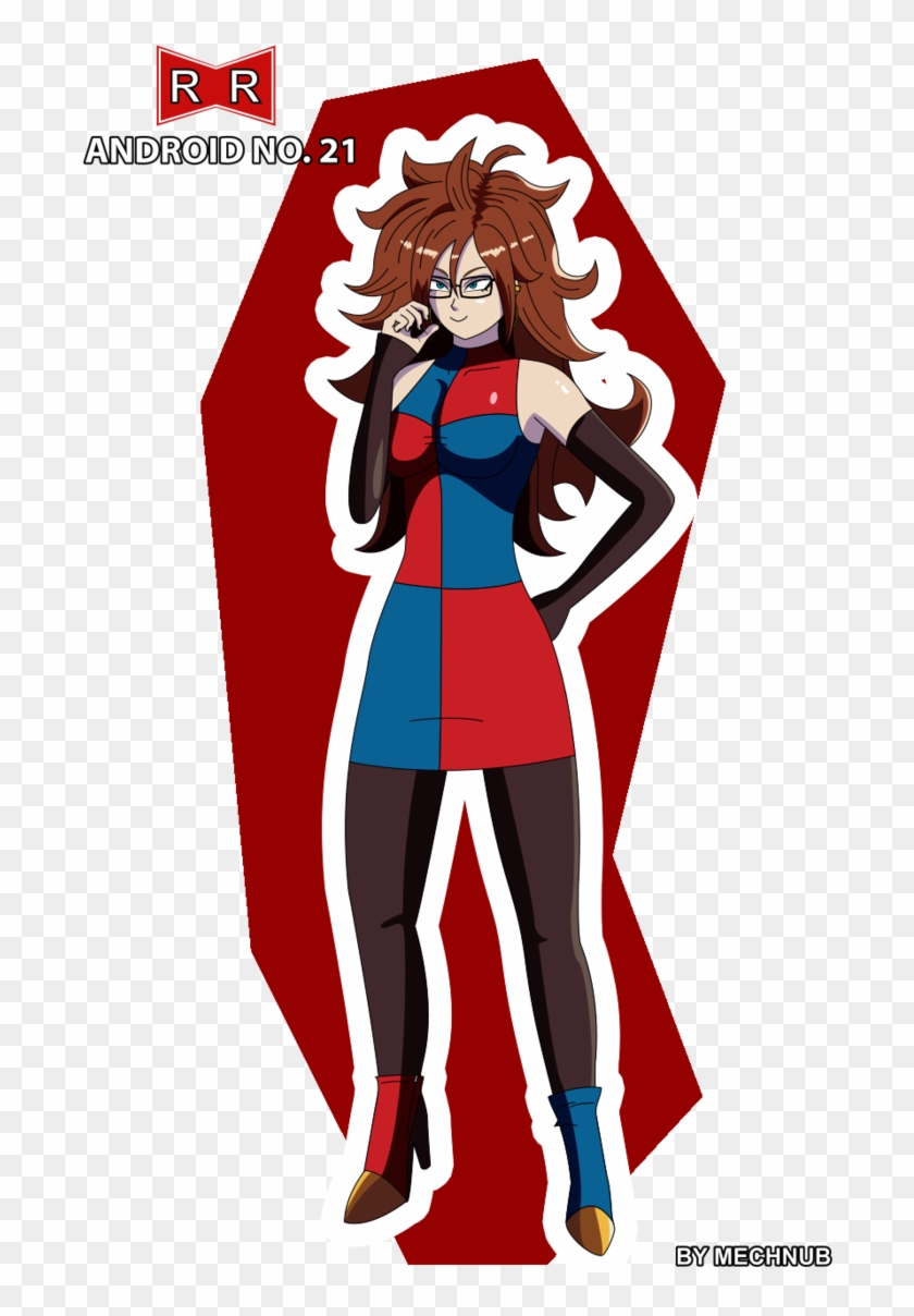 Android 21 W/o Labcoat By Mechnub - Cartoon #691117