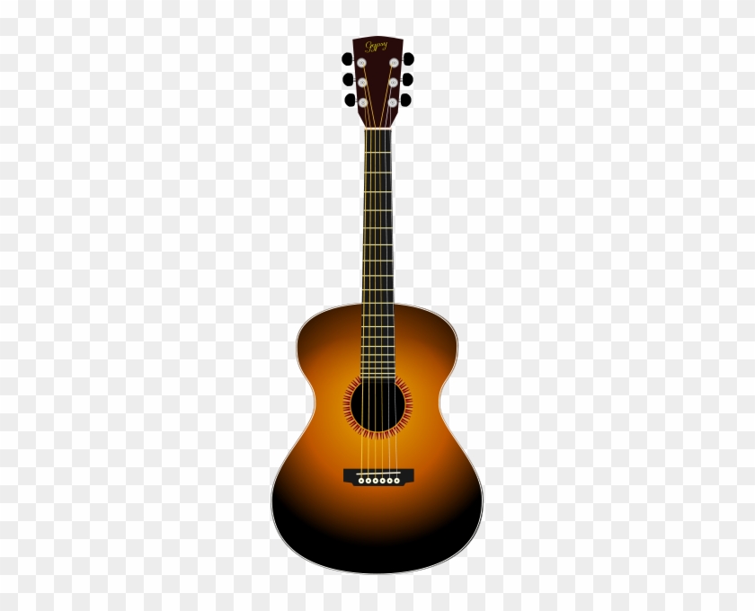 Acoustic Sunburst Png Images - Vector Đàn Guitar #691126